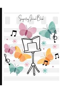 Songwriting Journal Blank