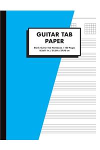 Guitar Tab Paper