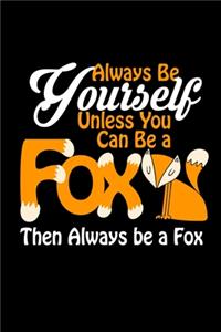 Always Be Yourself Unless You Can Be a Fox Then Always Be a Fox