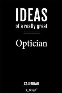 Calendar for Opticians / Optician