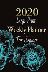 2020 Large Print Weekly Planner For Seniors