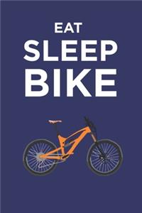 EAT SLEEP BIKE notebook