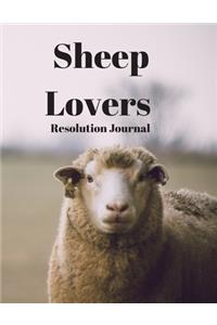 Sheep Lovers Resolution Journal
