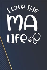 I Love the MA Life Notebook