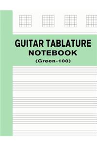 Guitar Tablature Notebook (Green-100)