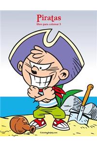 Piratas libro para colorear 3