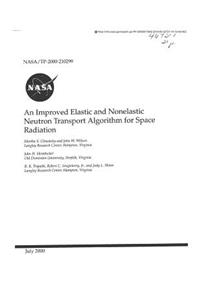 An Improved Elastic and Nonelastic Neutron Transport Algorithm for Space Radiation