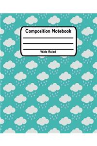 Composition Notebook Wide Ruled