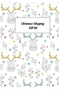 Christmas Shopping Gift List