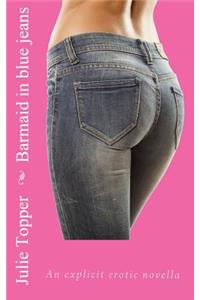 Barmaid in blue jeans