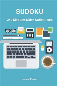250 Medium Killer Sudoku 6x6