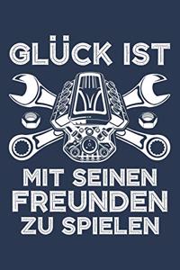 Glück Ist Mit Seinen Freunden Zu Spielen