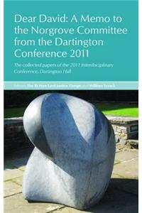 Dear David: a Memo to the Norgrove Committee from the Dartington Conference 2011