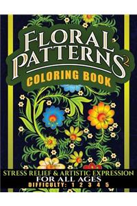 Floral Patterns 2 Coloring Book