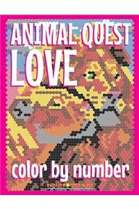 ANIMAL LOVE QUEST Color by Number