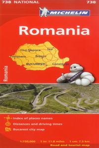 Michelin Romania Map