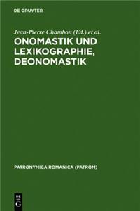 Onomastik Und Lexikographie, Deonomastik