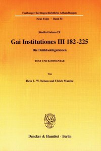 Gai Institutiones III 182 - 225