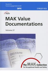 The MAK-Collection for Occupational Health and Safety