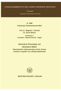 Generative Phonologie Und Generative Metrik