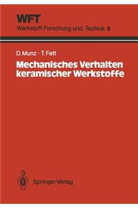 Mechanisches Verhalten Keramischer Werkstoffe