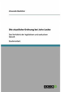 Die staatliche Ordnung bei John Locke