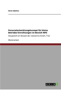 Personalentwicklungskonzept für kleine Betriebe/ Einrichtungen im Bereich NPO