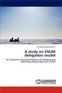study on ENUM delegation model