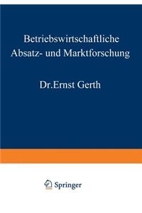 Betriebswirtschaftliche Absatz- und Marktforschung