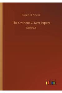 The Orpheus C. Kerr Papers