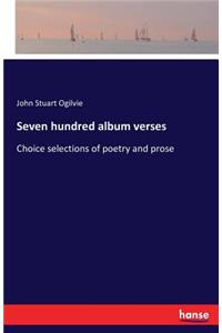 Seven hundred album verses