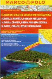 Slovenia/Croatia/Bosnia Marco Polo Atlas