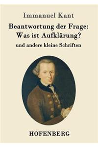 Beantwortung der Frage