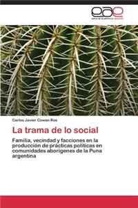 Trama de Lo Social