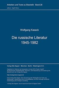 Die russische Literatur 1945-1982