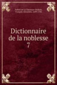 Dictionnaire de la noblesse