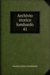 Archivio storico lombardo