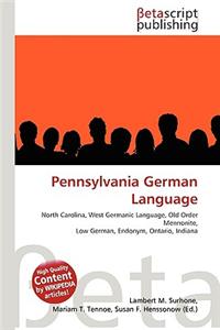 Pennsylvania German Language