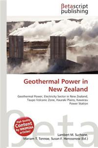Geothermal Power in New Zealand