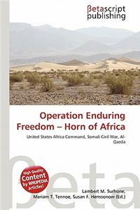 Operation Enduring Freedom - Horn of Africa