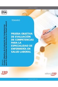 Prueba Objetiva de Evaluacion de Competencias para la Especialidad de Enfermeria en Salud Laboral. Temario