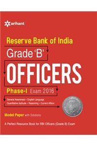 RBI Grade B Officers Phase-I Exam 2016 Online Exam
