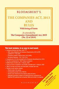 The Companies Act, 2013 and Rules with Listing of Forms