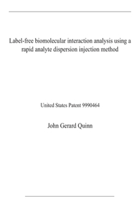 Label-free biomolecular interaction analysis using a rapid analyte dispersion injection method