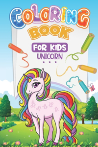 Unicorn coloring Book for Kids