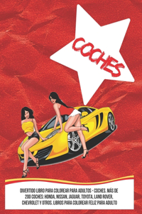 Divertido libro para colorear para adultos - Coches. Más de 200 coches