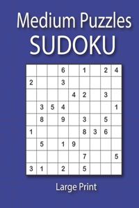 Medium Sudoku Puzzles Large Print