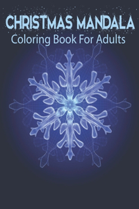 Christmas Mandala Coloring Book For Adults