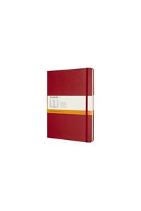 Moleskine Scarlet Red Extra Large Ruled Notebook Hard