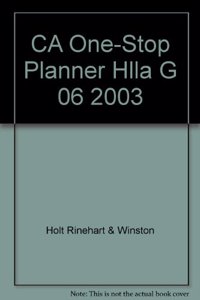 CA One-Stop Planner Hlla G 06 2003